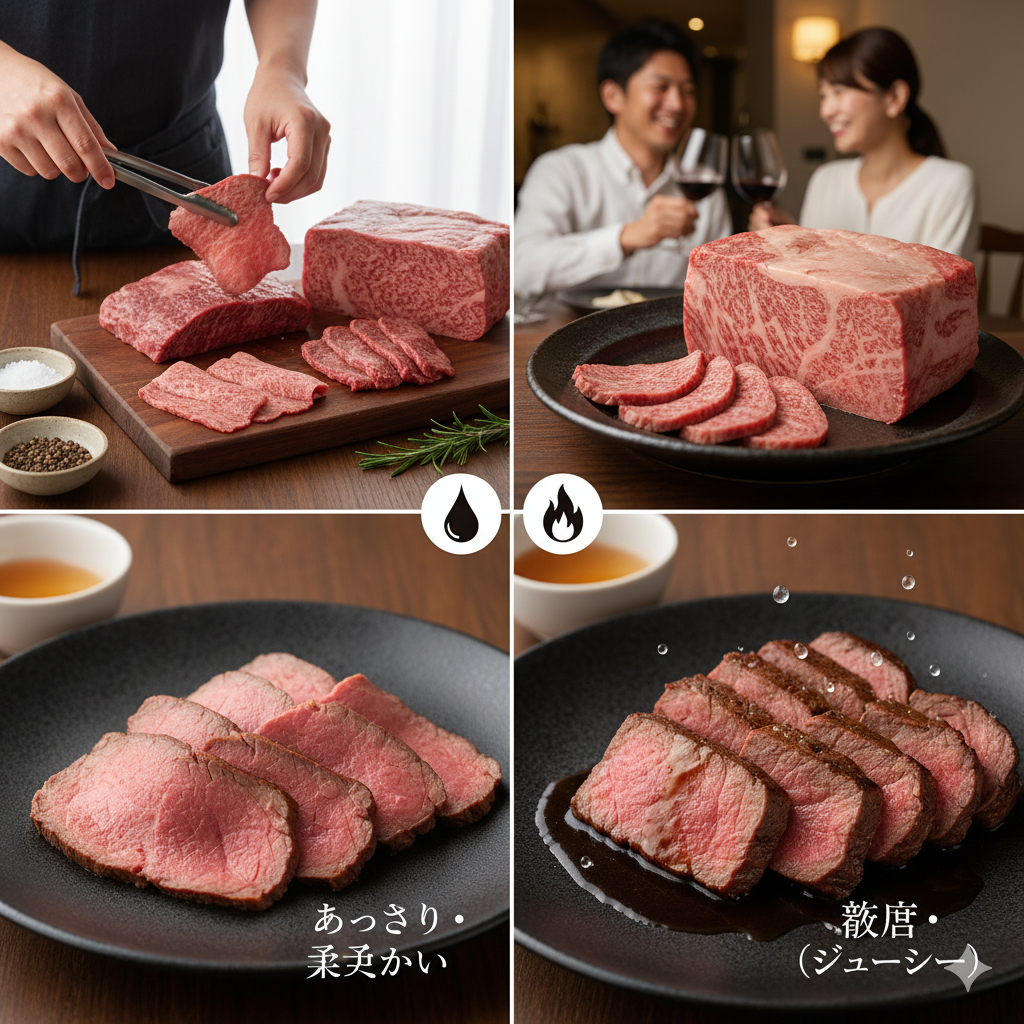 ランプとイチボ どっちが美味しい