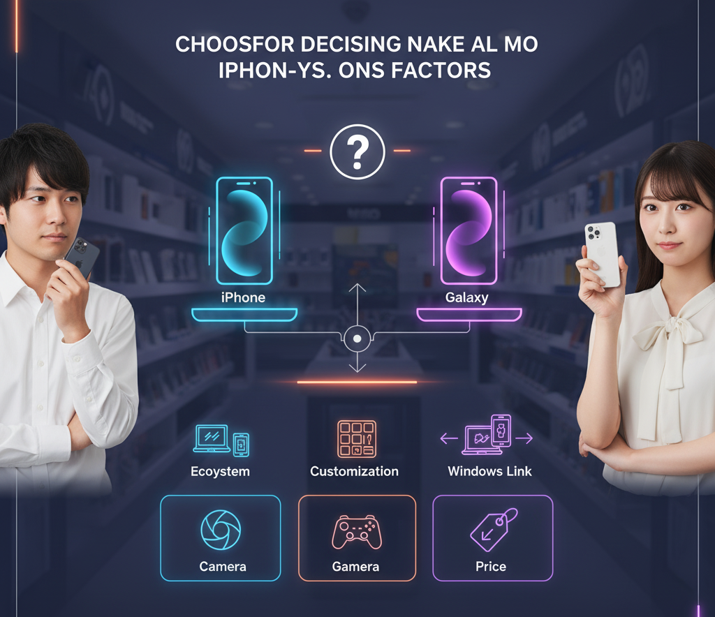 galaxy iphone どっちがいい