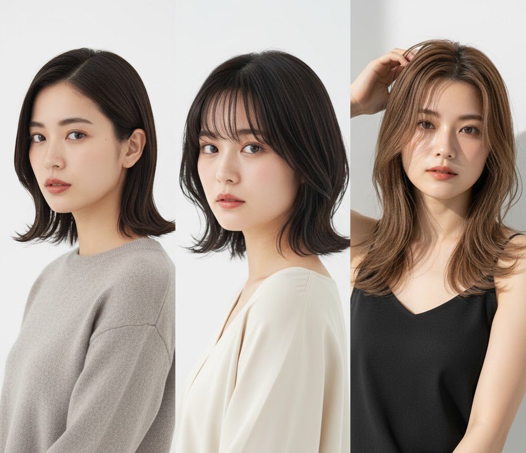 外ハネと内巻きどっちが可愛い?似合う骨格と印象を比較