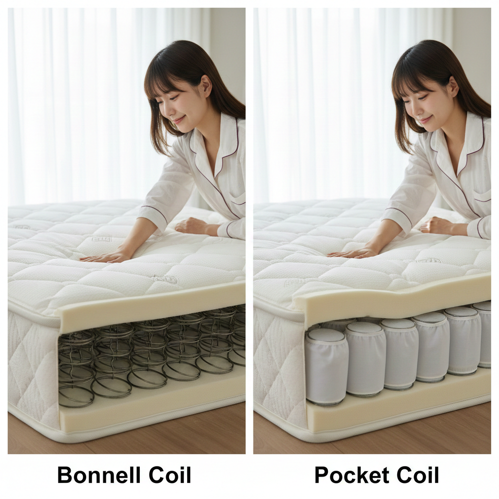ボンネルコイルとポケットコイル、どっちがいい比較