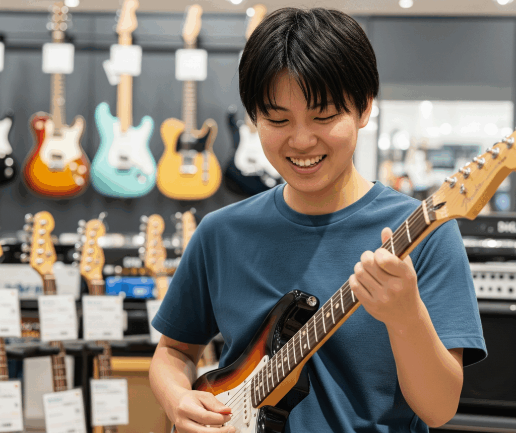 エレキギターの選び方と初心者の練習環境