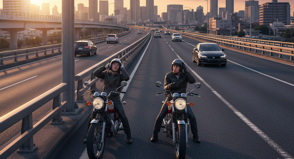 国道43号線のバイク走行で知っておくべき規制