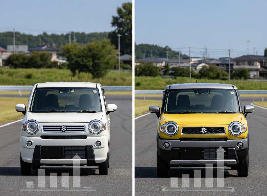 ワゴンRスマイルとハスラーどっちがいい？性能を比較