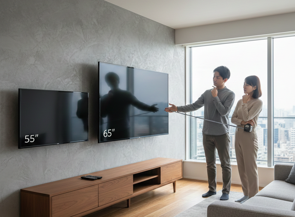 55 インチ 65 インチ 迷う