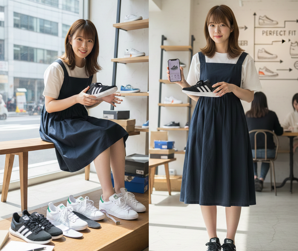 人気モデル別のadidasスニーカーのサイズ選び方