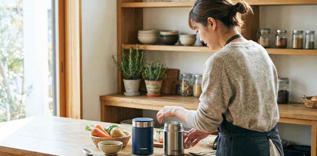 食事を楽しむなら象印とサーモスのどっちがいいか検証