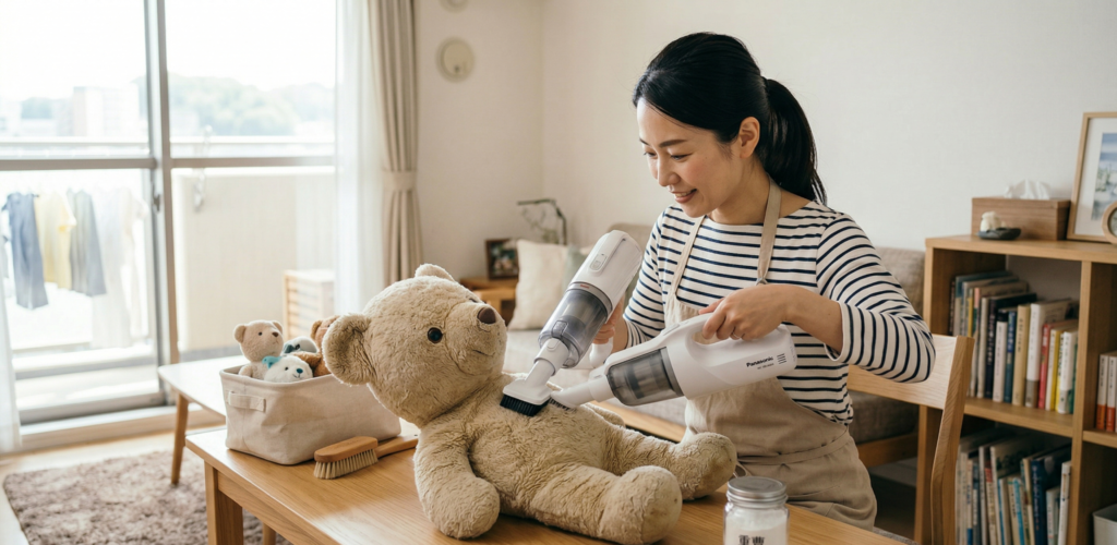 ぬいぐるみのダニをファブリーズ以外で対策する手順