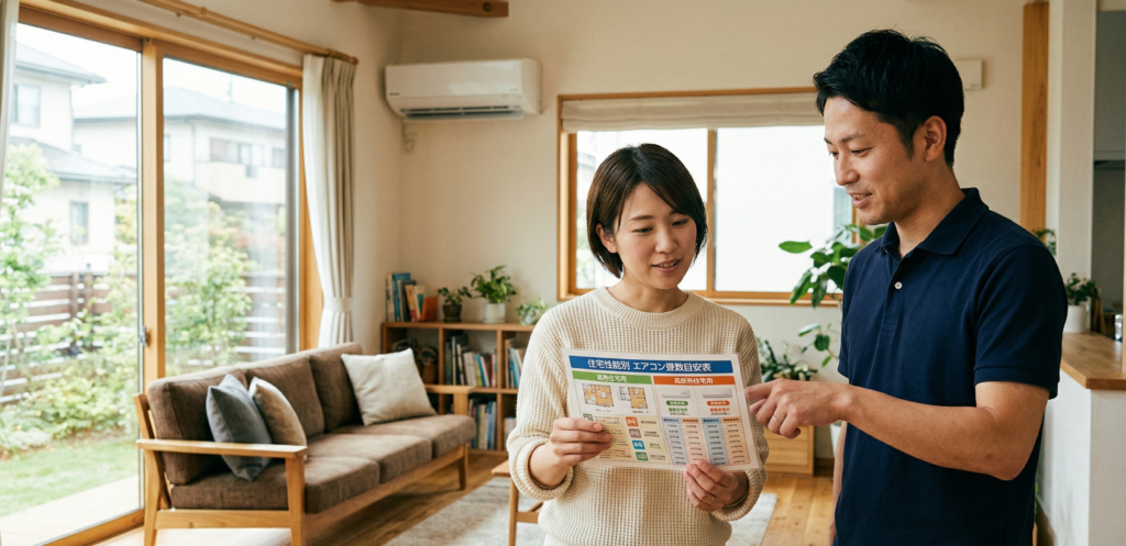 エアコンの畳数の選び方の基本とJIS基準を解説