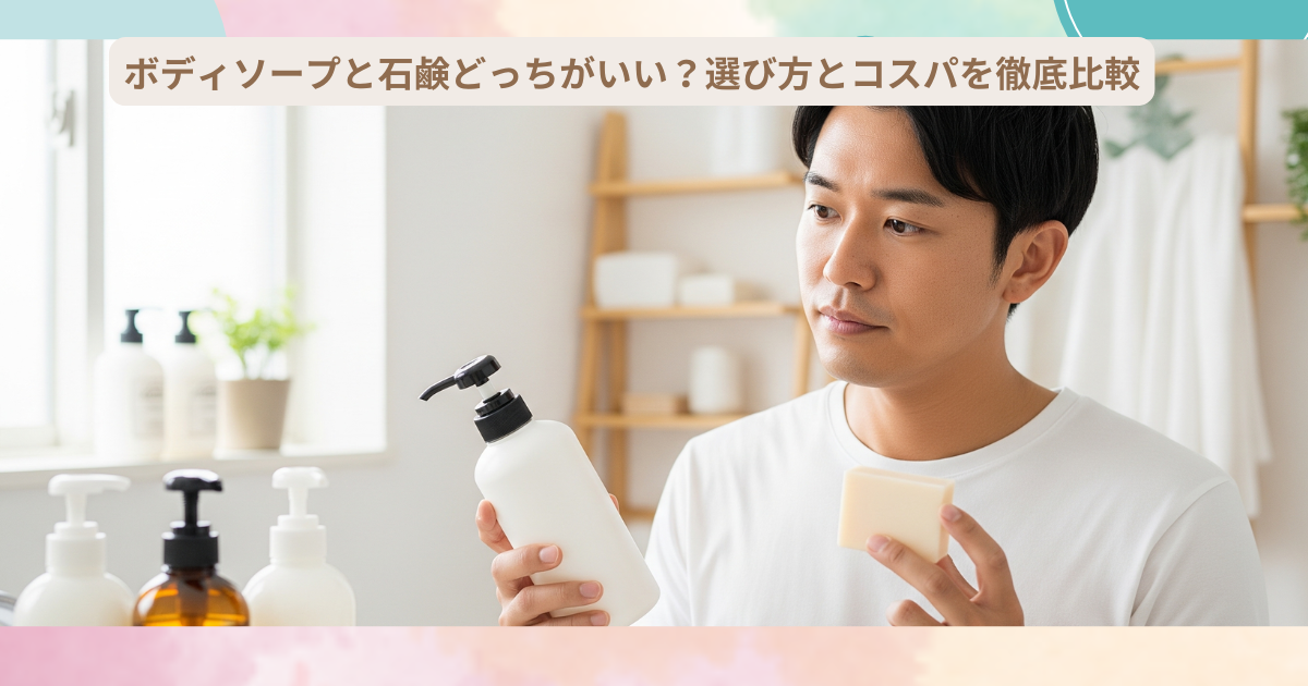 ボディソープ 石鹸 どっちがいい
