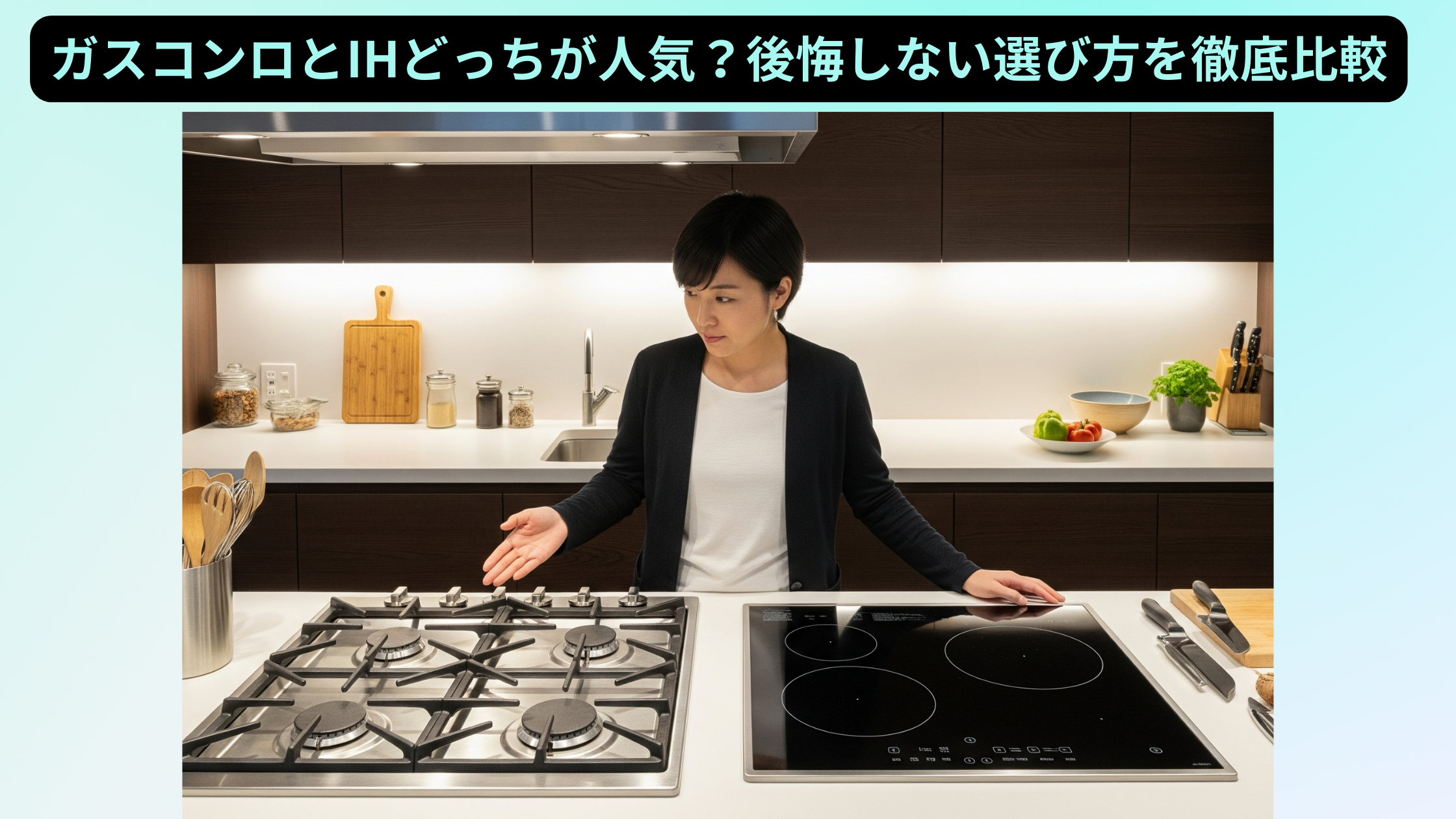 ガスコンロとih どっちが人気