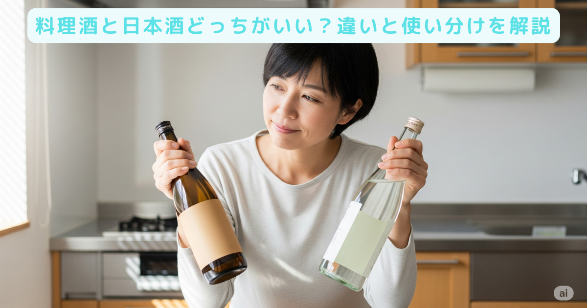 料理酒 日本酒 どっちがいい