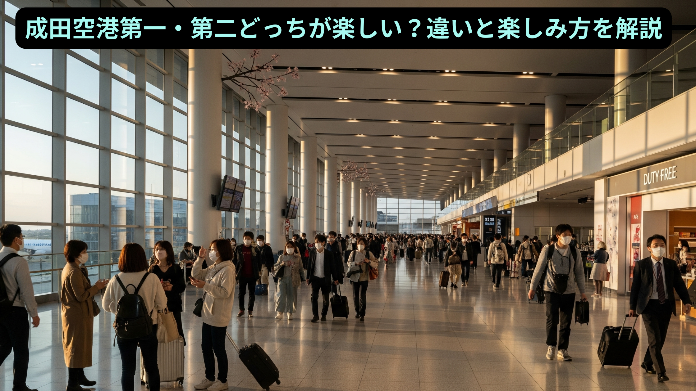 成田空港 第一 第二 どっちが楽しい