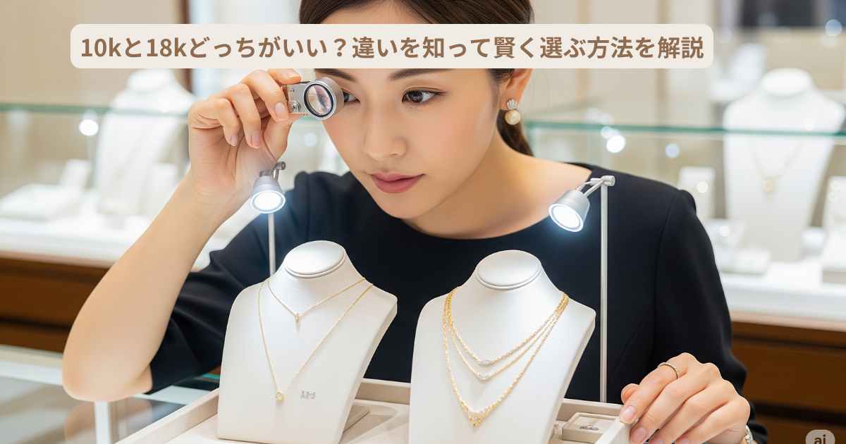 10kと18kどっちがいい？違いを知って賢く選ぶ方法を解説