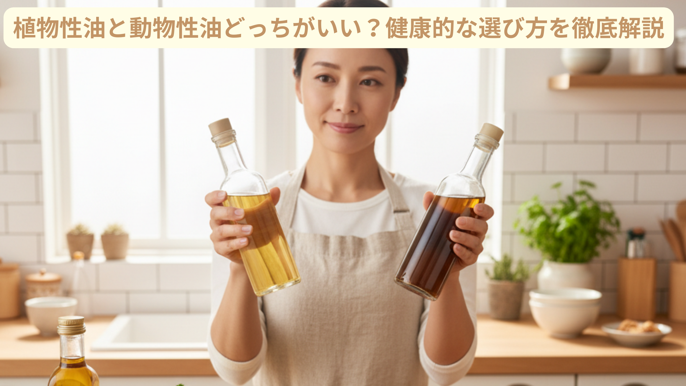 植物性油 動物性油 どっちがいい