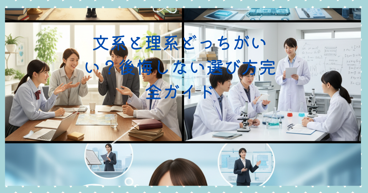 文系 理系 どっちがいい
