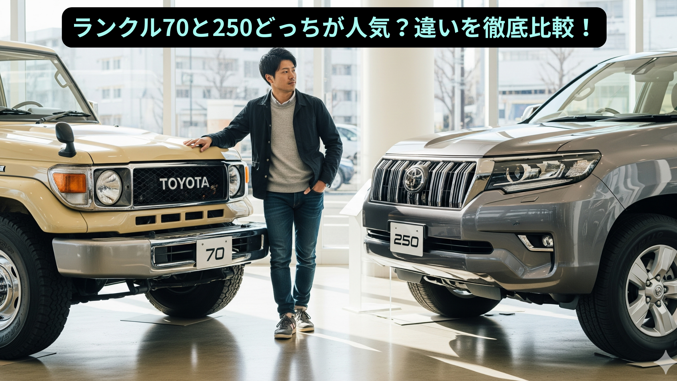 ランクル 70 250 どっちが人気