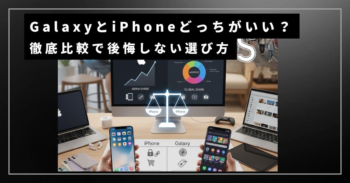 galaxy iphone どっちがいい