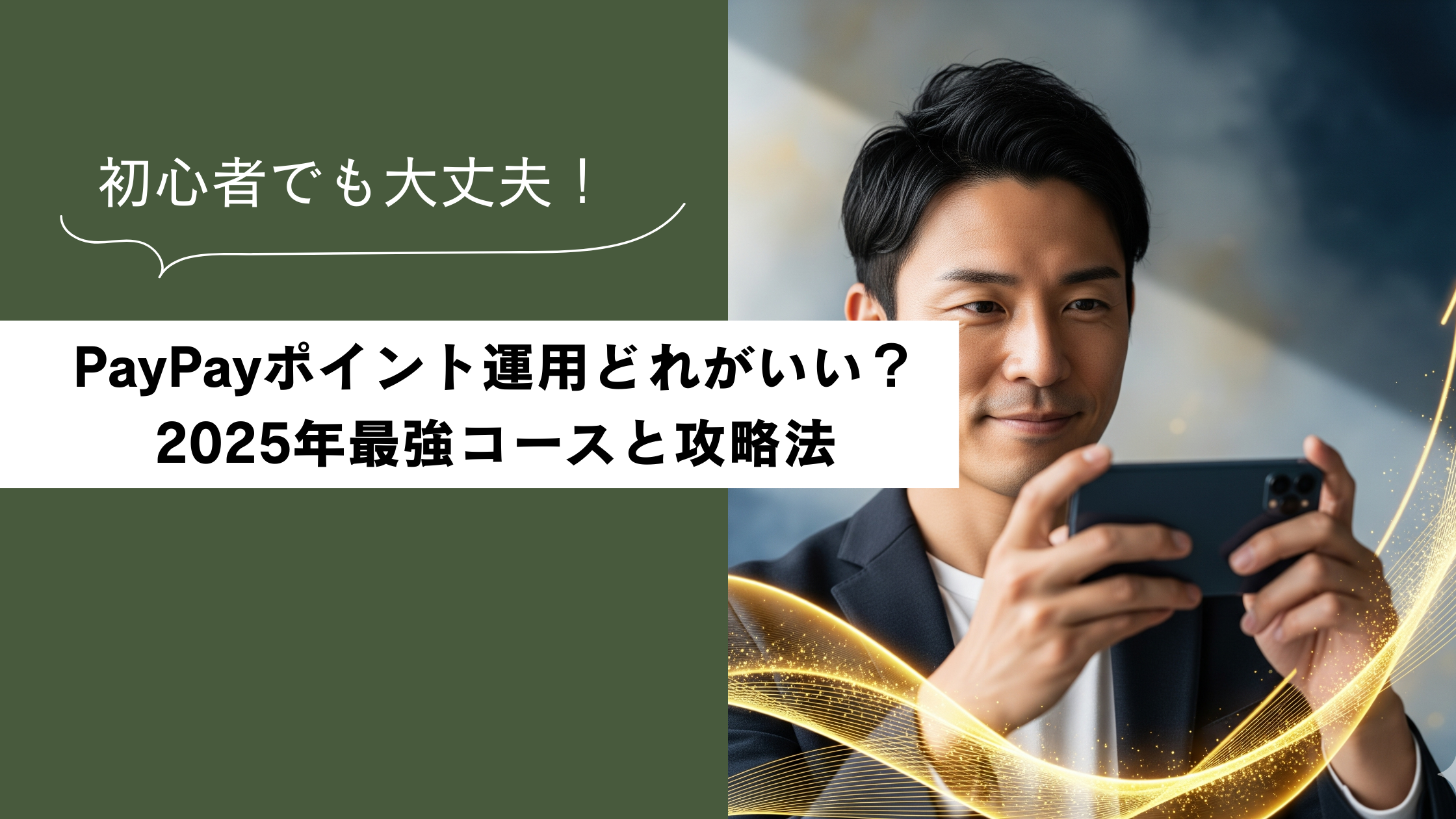 PayPayポイント運用どれがいい？2025年最強コースと攻略法