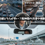 2号線と43号線どちらが早い？阪神間の渋滞や規制を徹底検証