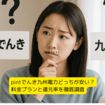pintでんき 九州電力 どっちが安い