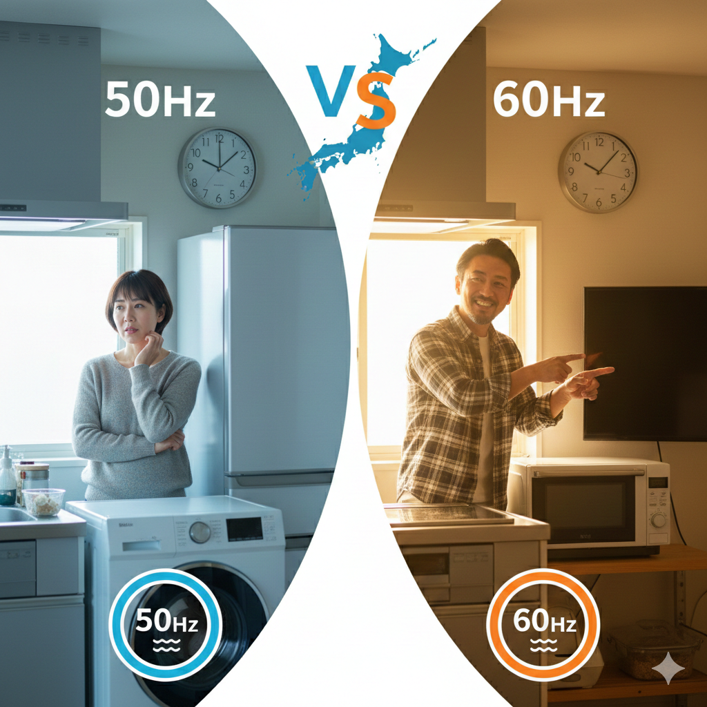生活環境で50hz 60hz どっちが いいか選ぶコツ