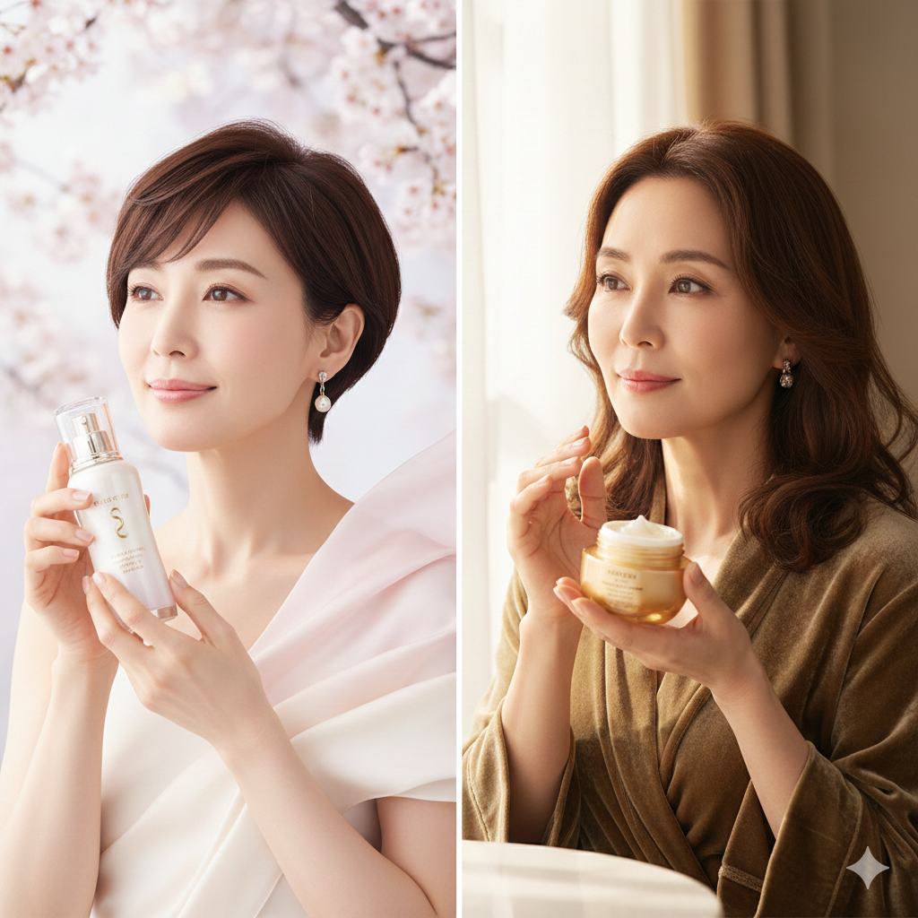 ルシェリとエリクシールどっちがいい？40代50代の選び方を徹底解説