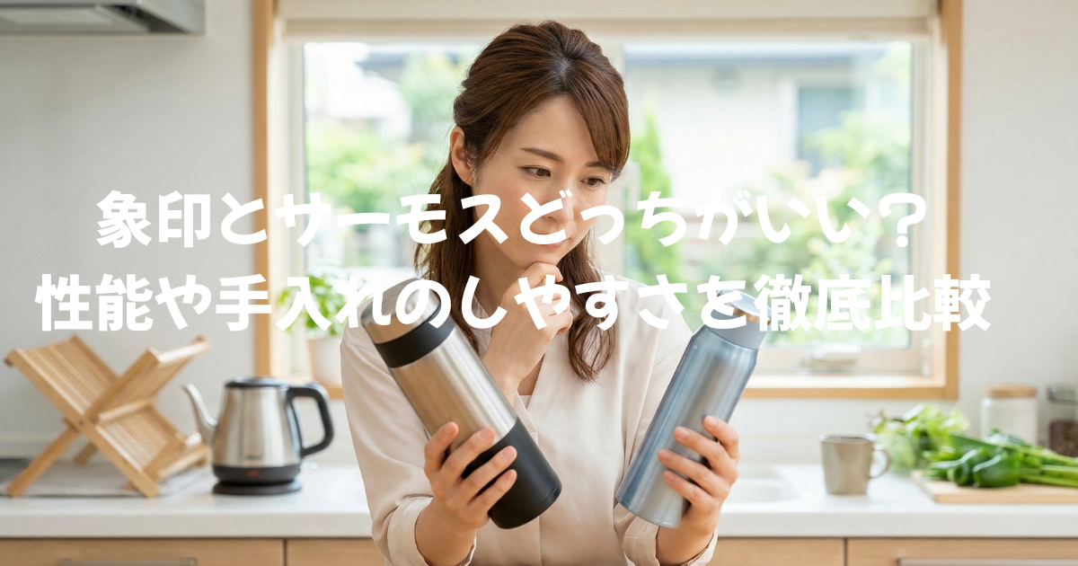 象印とサーモスどっちがいい？ 性能や手入れのしやすさを徹底比較加 (1)